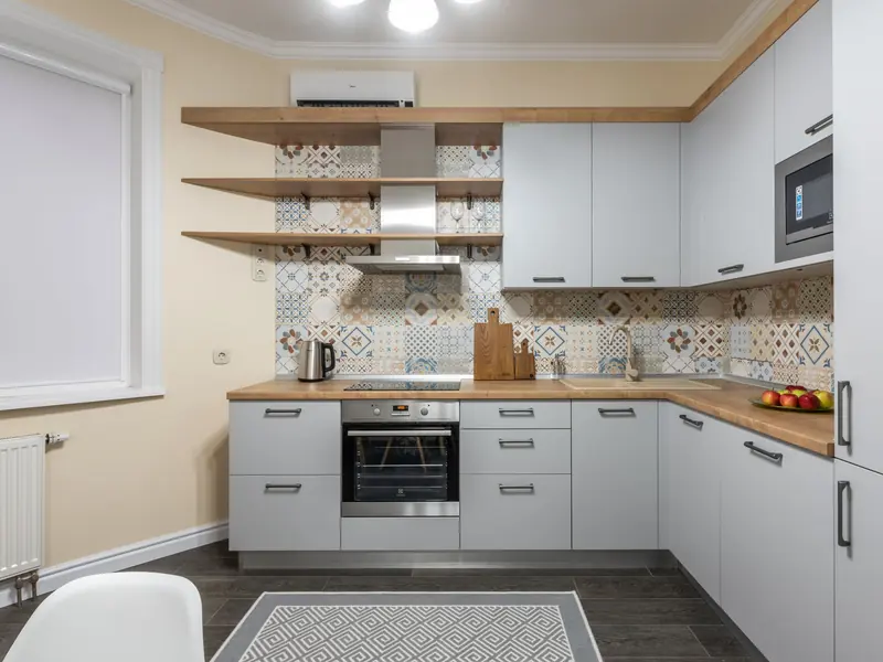 Deep clean, kitchen — 2-bed in JLT — After